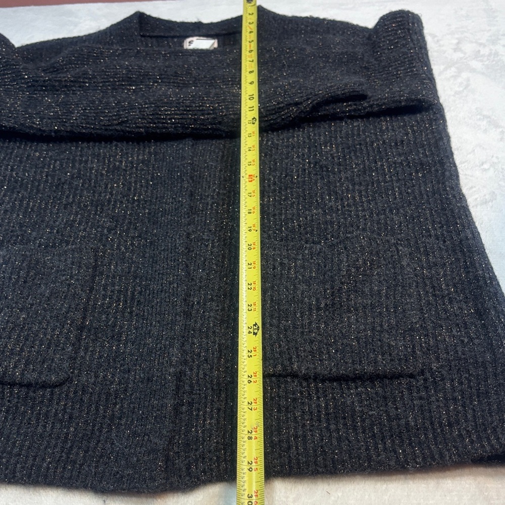 SO Men's Black Cardigan Sweater - Picture 4 of 8